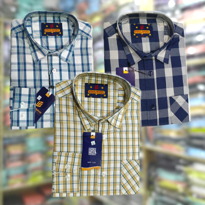 চেক শার্ট পকেট আছে